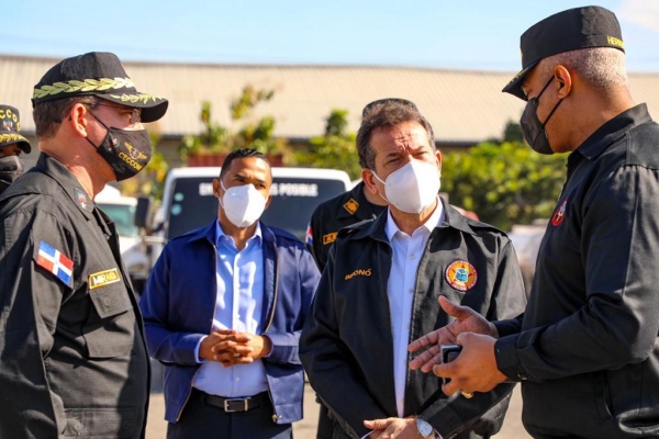 Visita Del Ministro De Industria Comercio Y MiPymes al Cuerpo Especializado De Control De Combustibles.