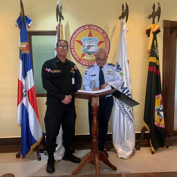 CECCOM, General de Brigada Paracaidista Mauricio L. Fernández García, FARD., Inspector General de la Fuerza Aérea de República Dominicana.